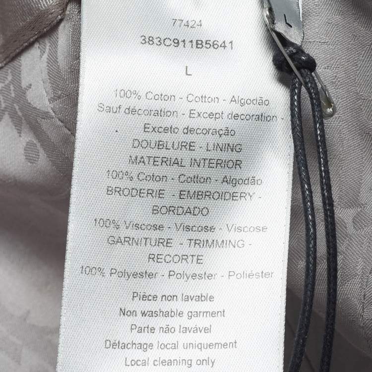 Pre Owned Dior Homme Pink Canvas Logo Embroidered Baseball Cap L