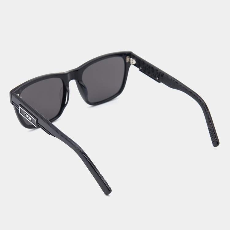 Pre Owned Dior Black/Black DiorB23 S2F Wayfarer Sunglasses 