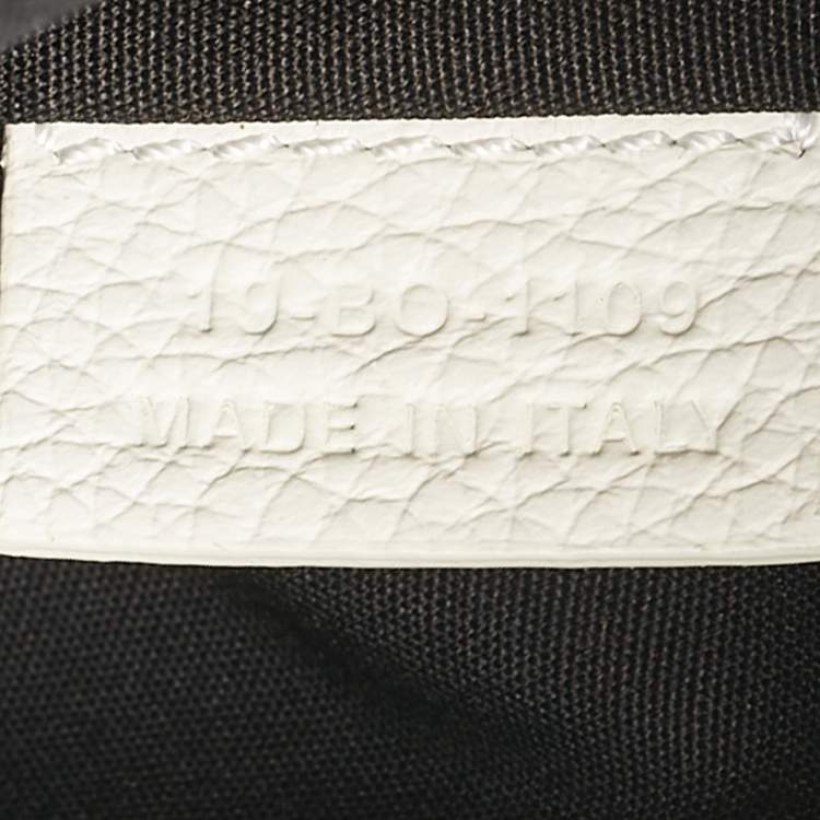 Pre Owned Dior x Daniel Arsham White Leather Safari Messenger Bag