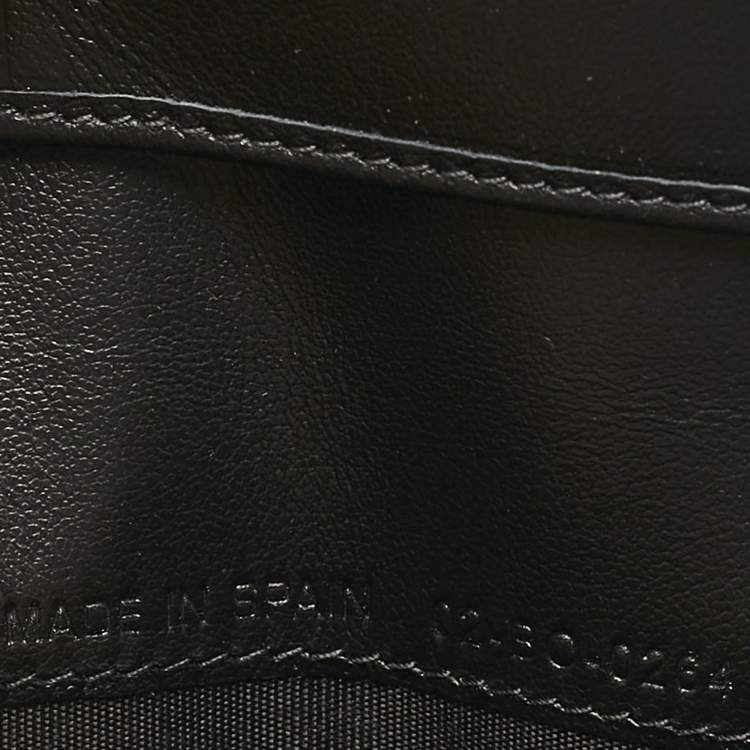 Pre Owned Dior Navy Blue Oblique Canvas Vertical Bifold Wallet