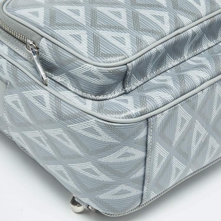 Pre Owned Dior Grey CD Diamond Coated Canvas Mini Rider Sling Bag