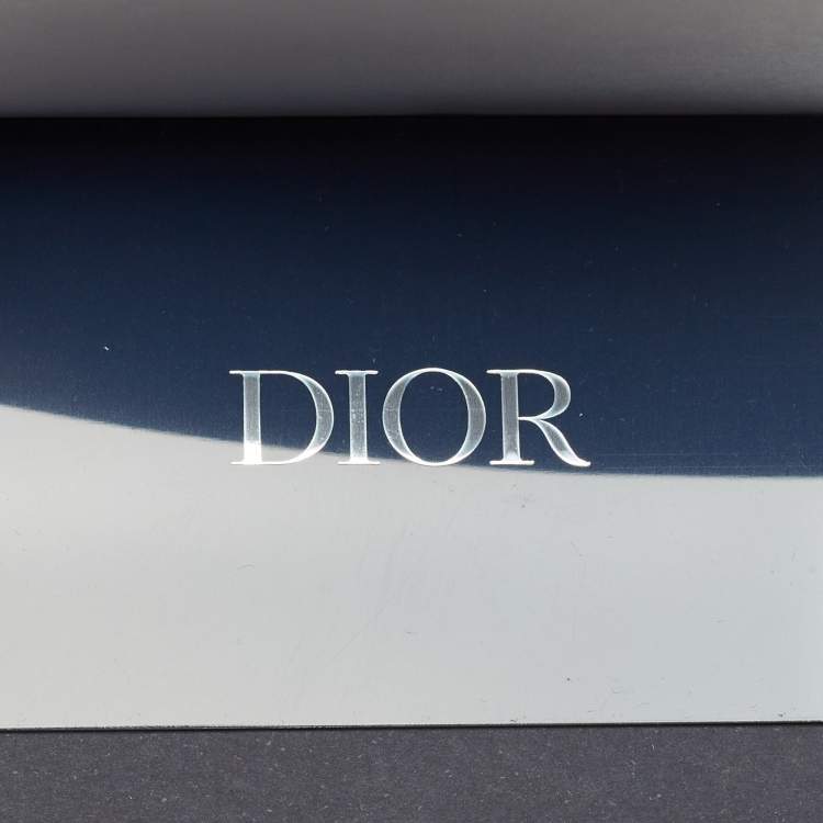 Pre Owned Dior Hit The Road Olive Green Diamond Coated Canvas and Leather Backpack