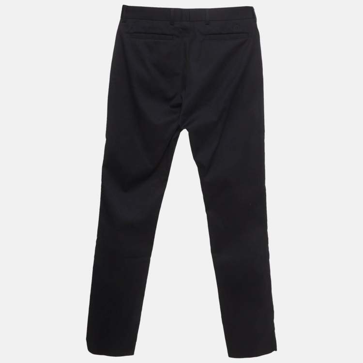 مملوكة مسبقًا Dior Homme Uniforme Navy Blue Twill Regular Fit Pants S
