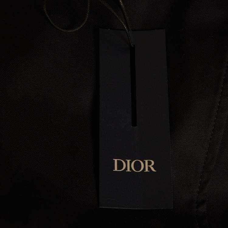 مملوكة مسبقًا Dior Homme Uniforme Navy Blue Twill Regular Fit Pants S