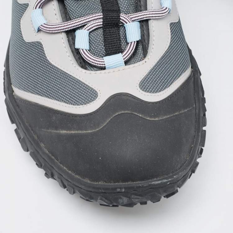 Pre Owned Dior Multicolor Canvas and Leather B28 Hiking Boots Size 43