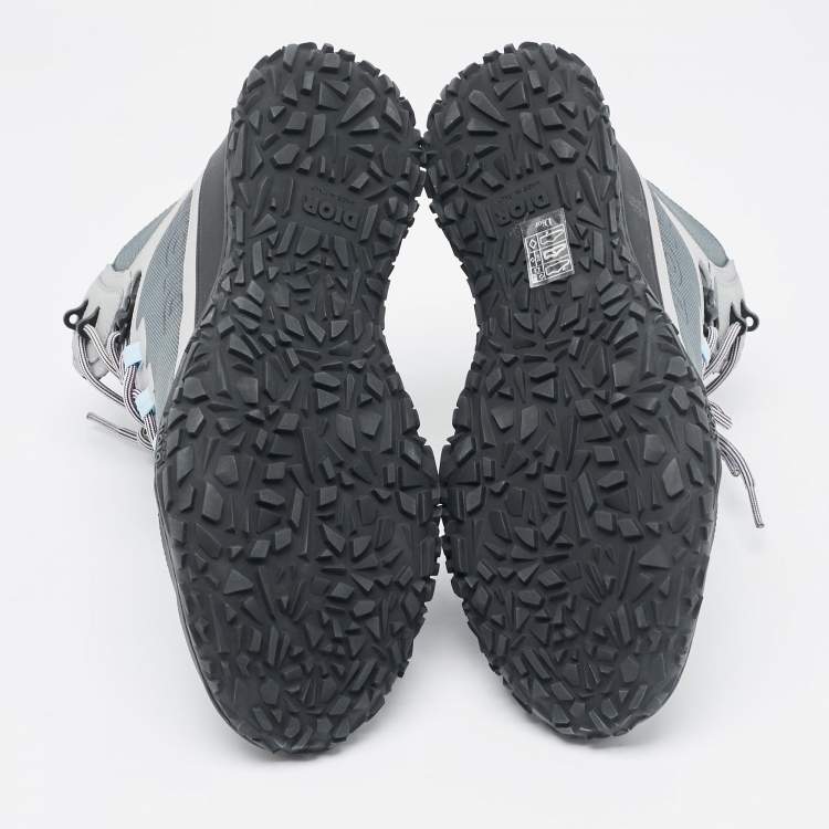 Pre Owned Dior Multicolor Canvas and Leather B28 Hiking Boots Size 43