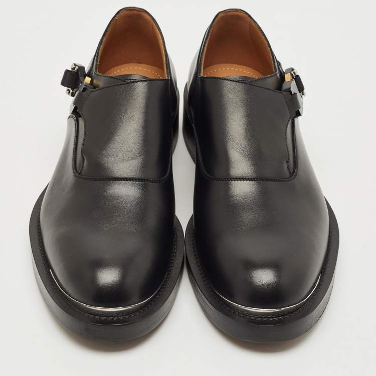 Pre Owned Dior Black Leather Evidence Loafers Size 43