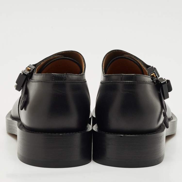 Pre Owned Dior Black Leather Evidence Loafers Size 43