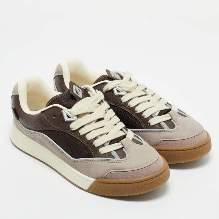 Pre Owned Dior Multicolor Leather and Canvas B713 Cactus Jack Sneakers Size 44.5