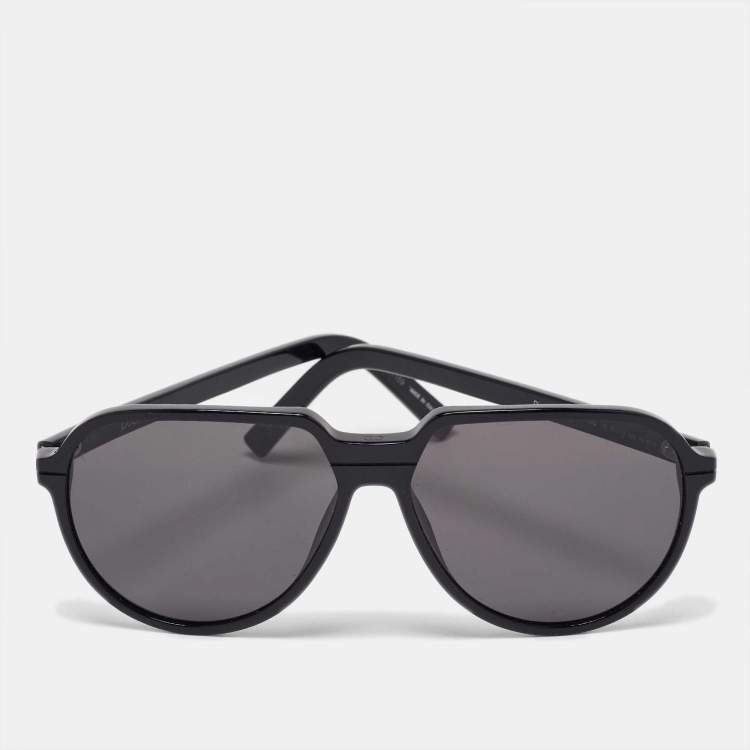 Pre Owned Dior DiorEssential AI 10A0 Black Aviator Sunglasses