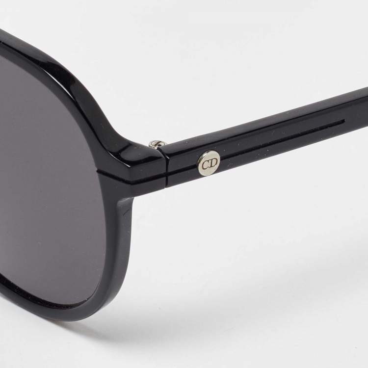 Pre Owned Dior DiorEssential AI 10A0 Black Aviator Sunglasses