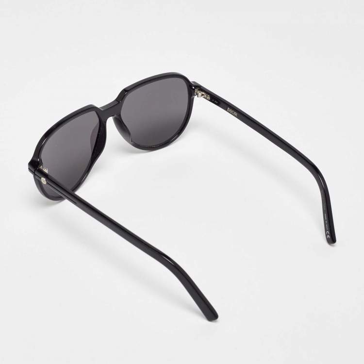 Pre Owned Dior DiorEssential AI 10A0 Black Aviator Sunglasses