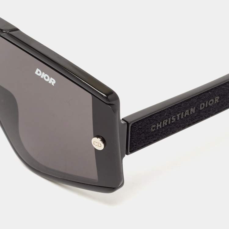 Pre Owned Dior Black Diorxtrem MU Shield Sunglasses