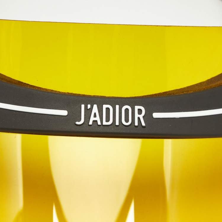 Pre Owned Dior Yellow DiorClub1 J'Adior Visor Hat