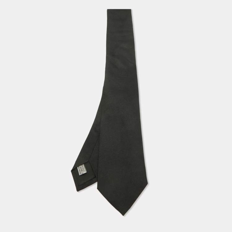 Pre Owned Dior Black Silk Tie 