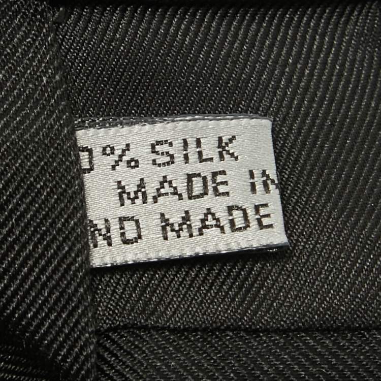 Pre Owned Dior Black Silk Tie 