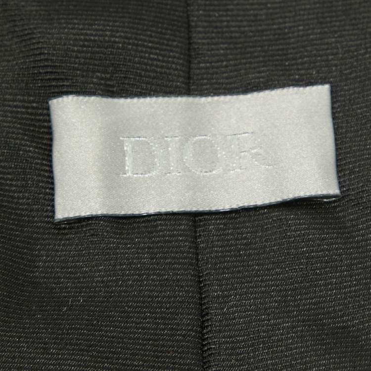 Pre Owned Dior Black Silk Tie 