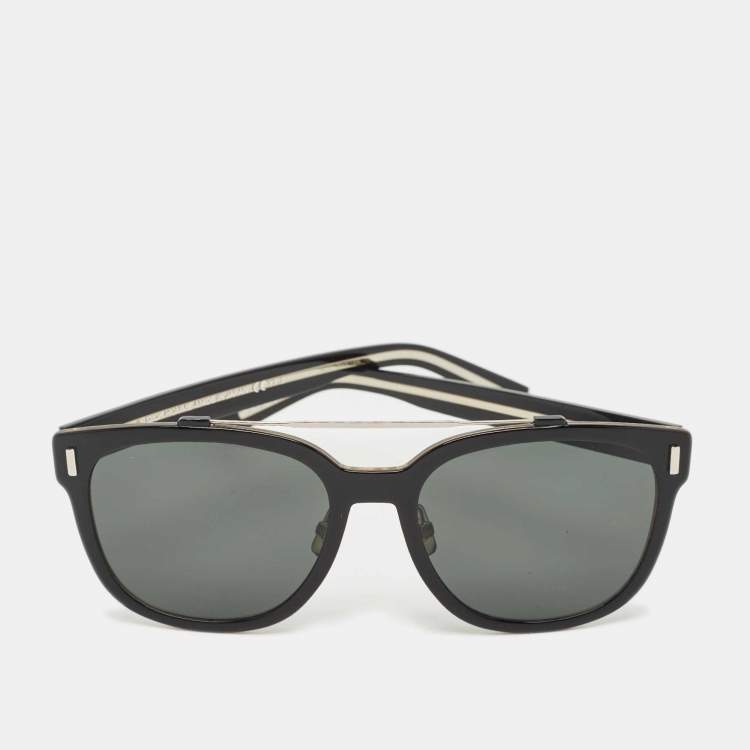 Pre Owned Dior Homme Black Blacktie 2.0s Square Sunglasses