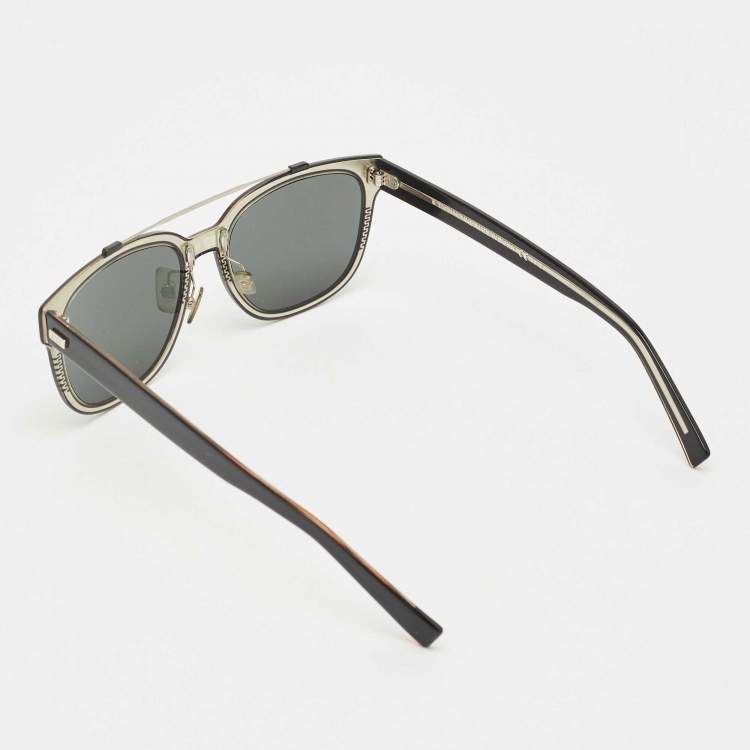 Pre Owned Dior Homme Black Blacktie 2.0s Square Sunglasses