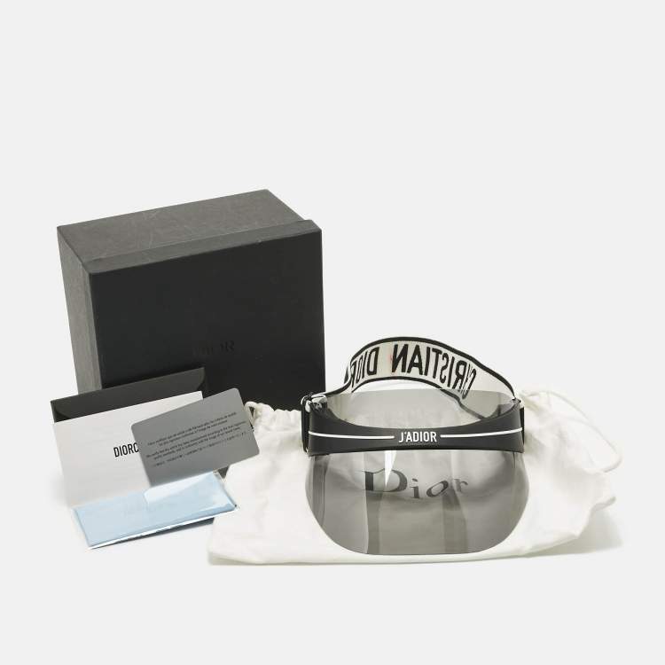 Pre Owned Dior Grey/Black Dior Club1 Sun Visor