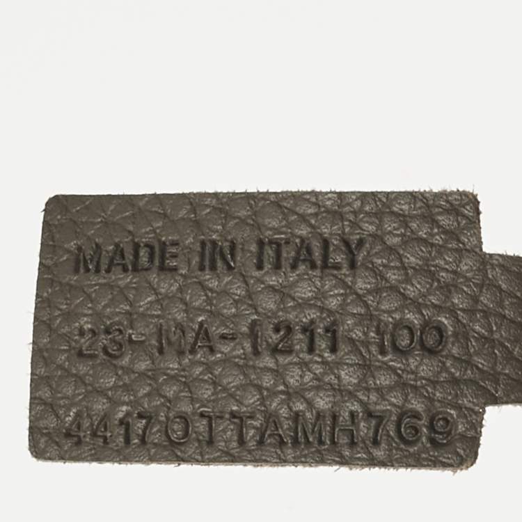 Pre Owned Dior x Cactus Jack Brown Oblique Canvas Logo Belt 100CM