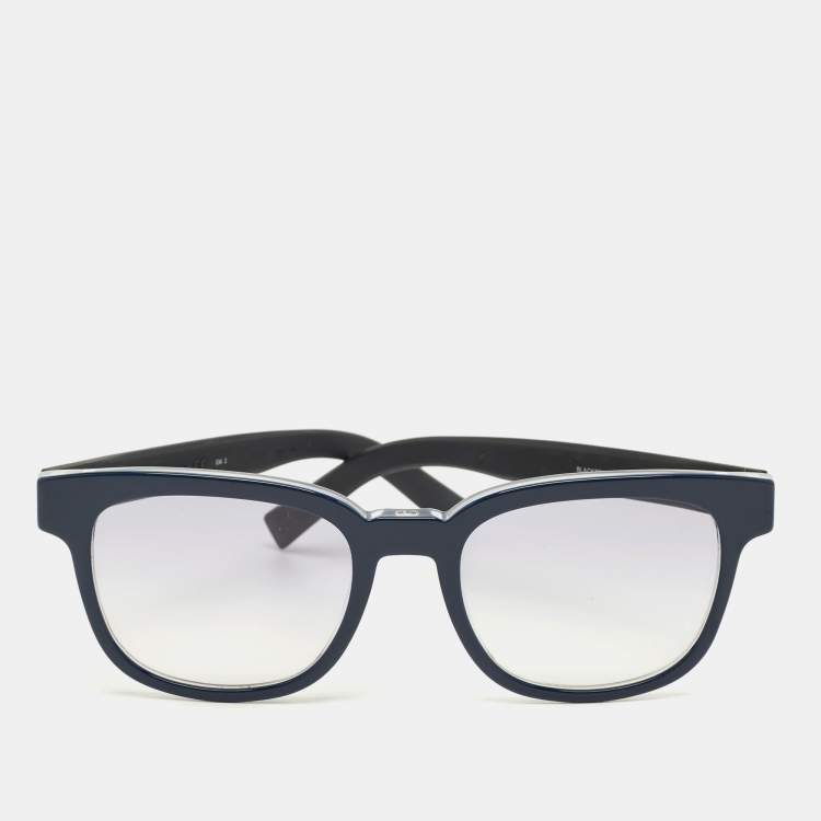 Pre Owned Dior Navy Blue/Black Gradient Blacktie 183S Square Sunglasses