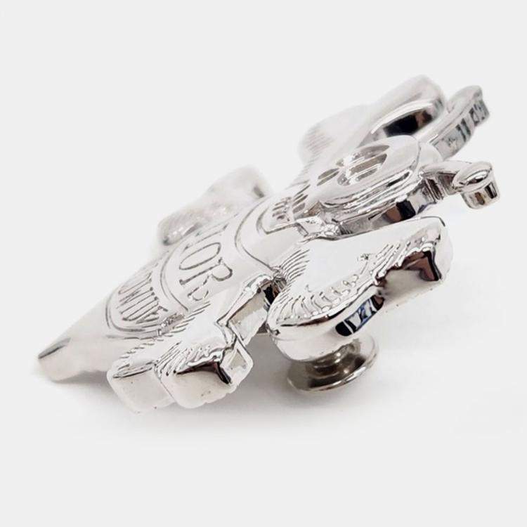 Pre Owned Dior Silver Bee Brooch
