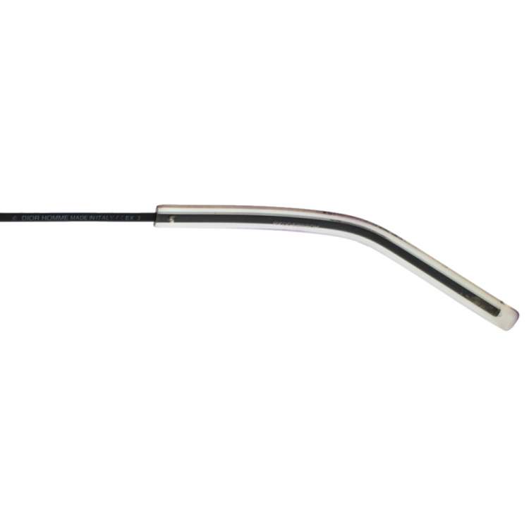 Pre Owned Dior Homme Shiny & Matte Black/ Grey 0196S Round Sunglasses