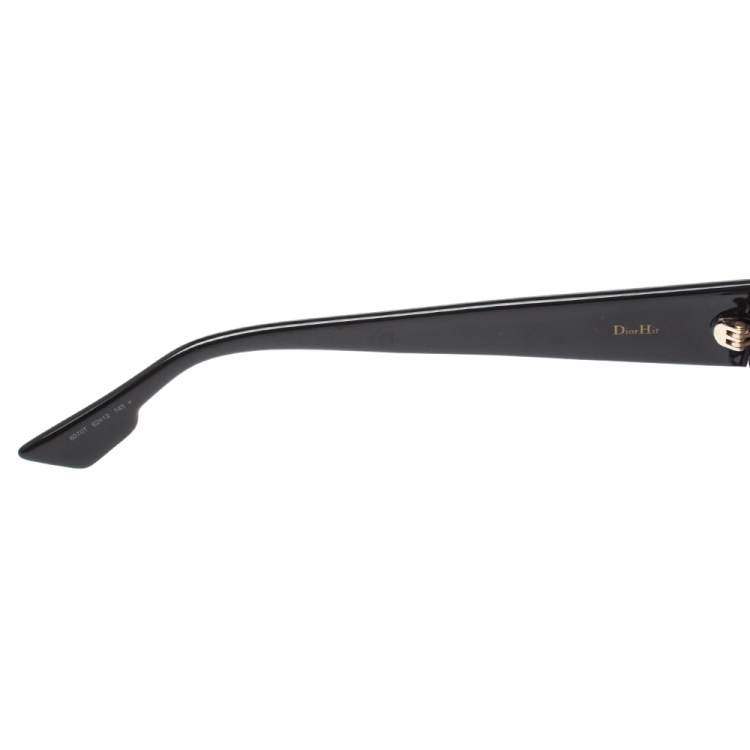 Pre Owned Dior Black Mirror Dior Hit Square Sunglasses