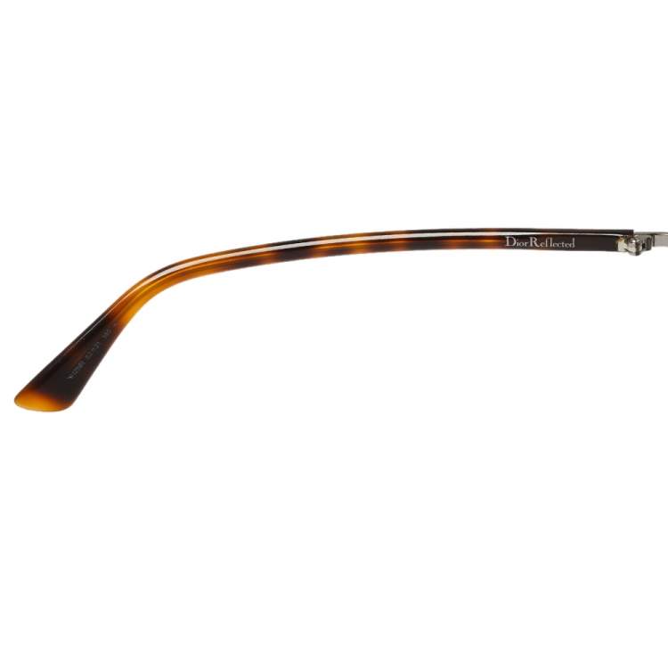 Pre Owned Dior Brown Havana/Grey 31ZNR Aviator Sunglasses