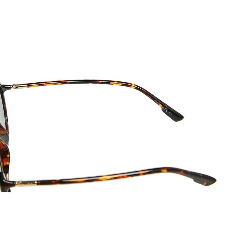 Pre Owned Dior Brown Havana/ Grey SoStellaire2 Round Sunglasses