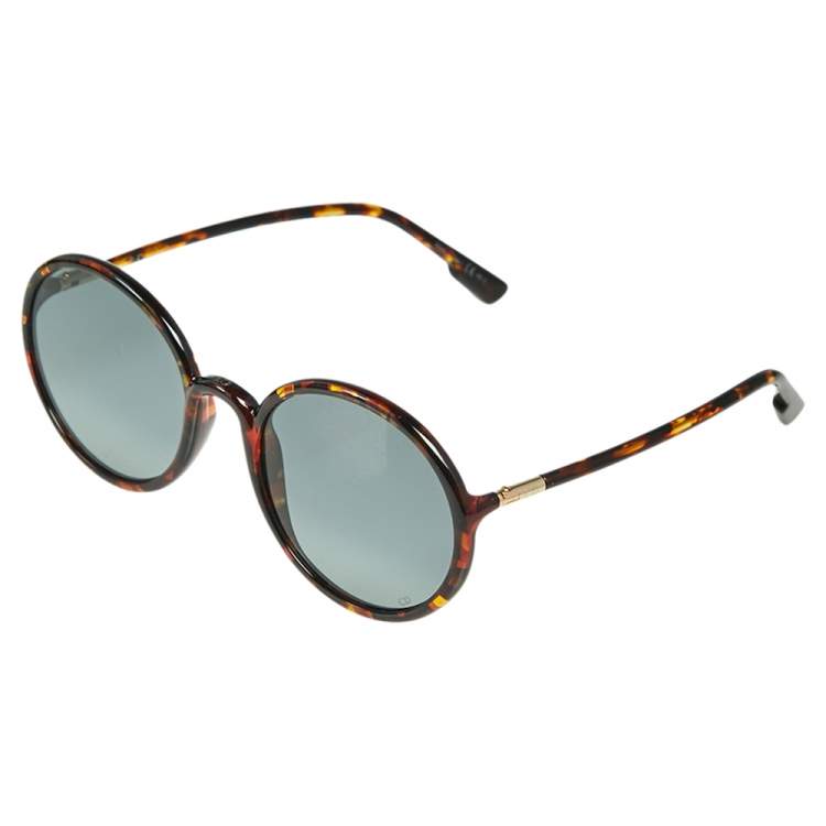 Pre Owned Dior Brown Havana/ Grey SoStellaire2 Round Sunglasses