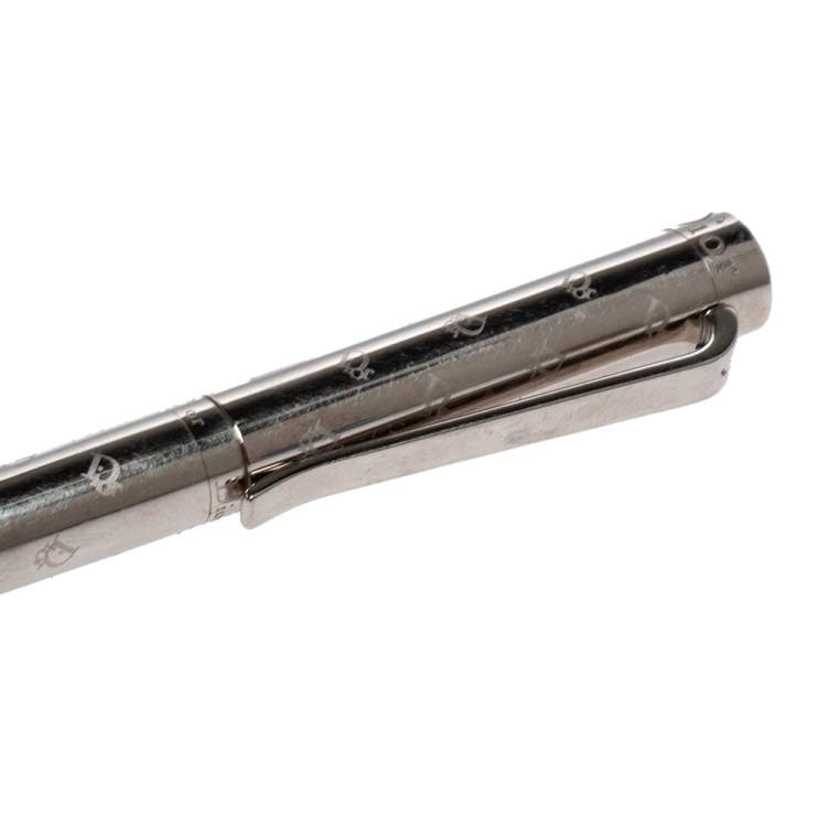 Pre Owned Dior Stainless Steel Stylo Ballpoint Pen