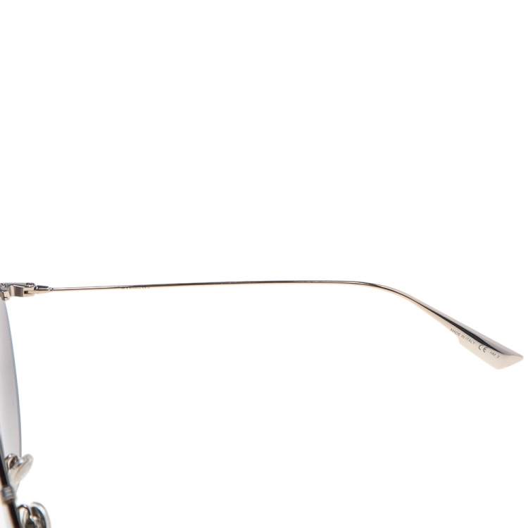 Pre Owned Dior Gold Monsieur1 Pilot Sunglasses
