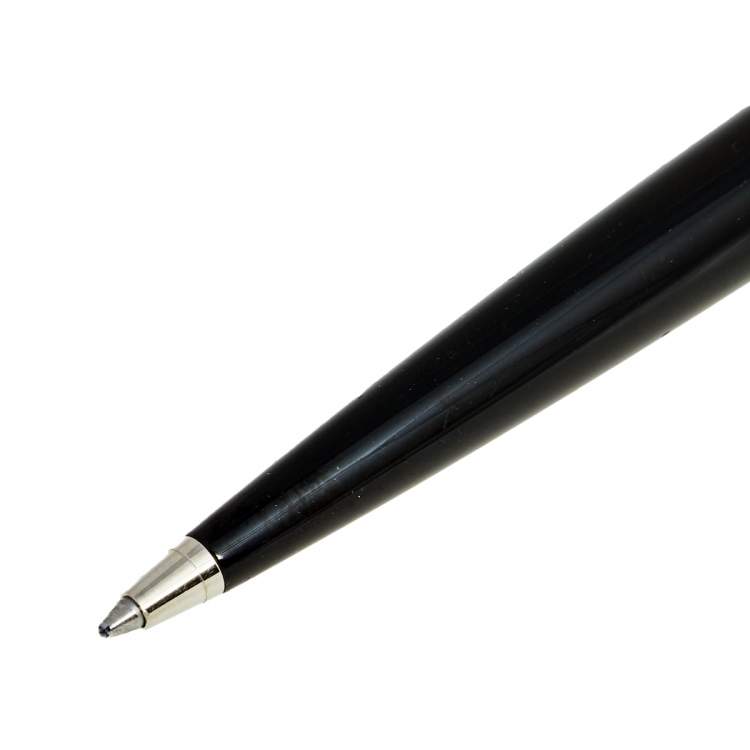 Pre Owned Dior Black Lacquer Ball Point Pen
