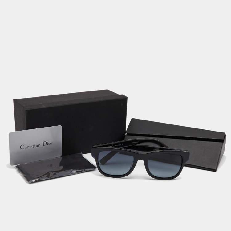 Pre Owned Dior Black / Grey Gradient 196FS Wayfarer Sunglasses