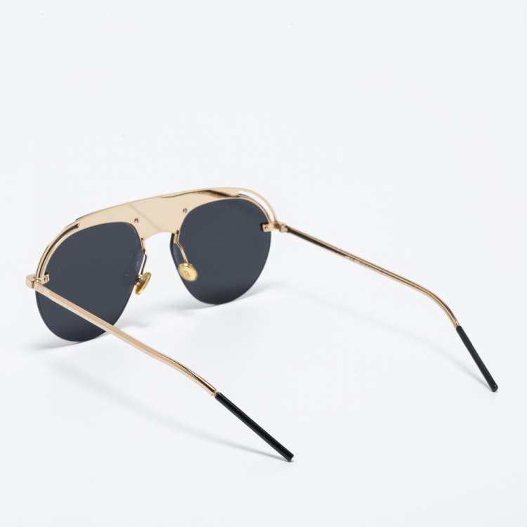 Pre Owned Dior Black 2M22k Diorevolution Avaitor Sunglasses