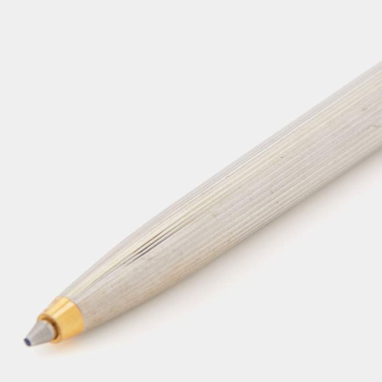 Pre Owned Dior Two Tone Classic Ballpoint Pen 
