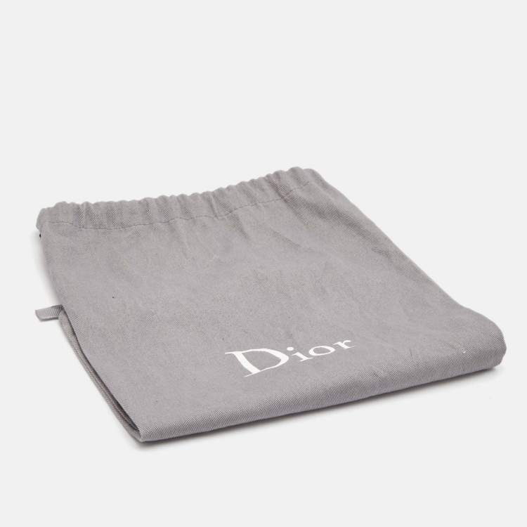 Pre Owned Dior Midnight Blue Silk Skinny Tie 