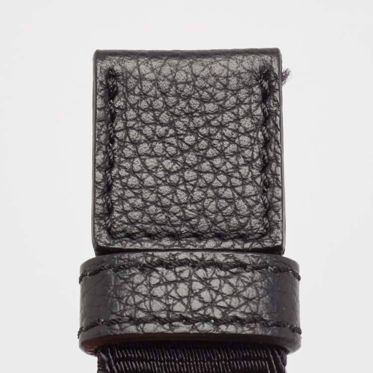 Pre Owned Dior Black Oblique Jacquard Canvas Safari Crossbody Bag