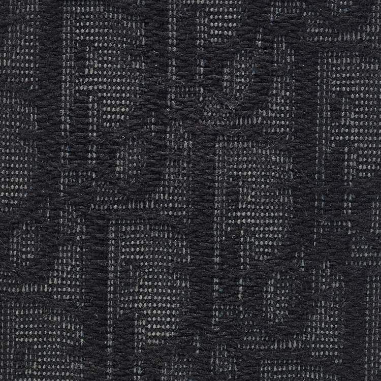 Pre Owned Dior Black Oblique Canvas Vertical Bifold Card Case