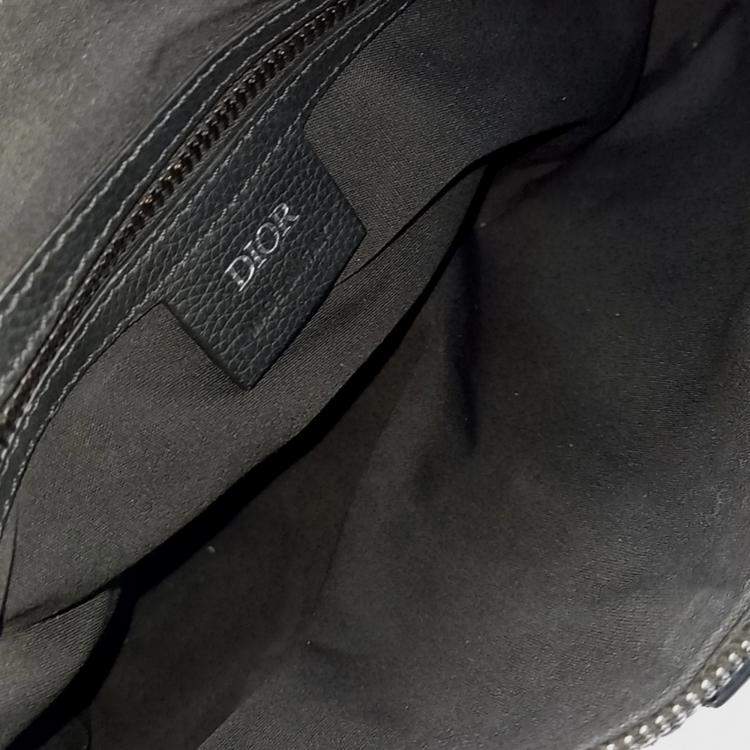Pre Owned Dior Homme Oblique Maxi Saddle bag