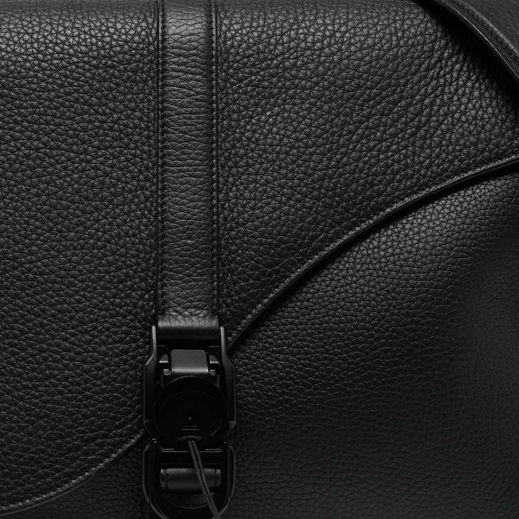 Pre Owned Dior Black Leather Pillow Bag
