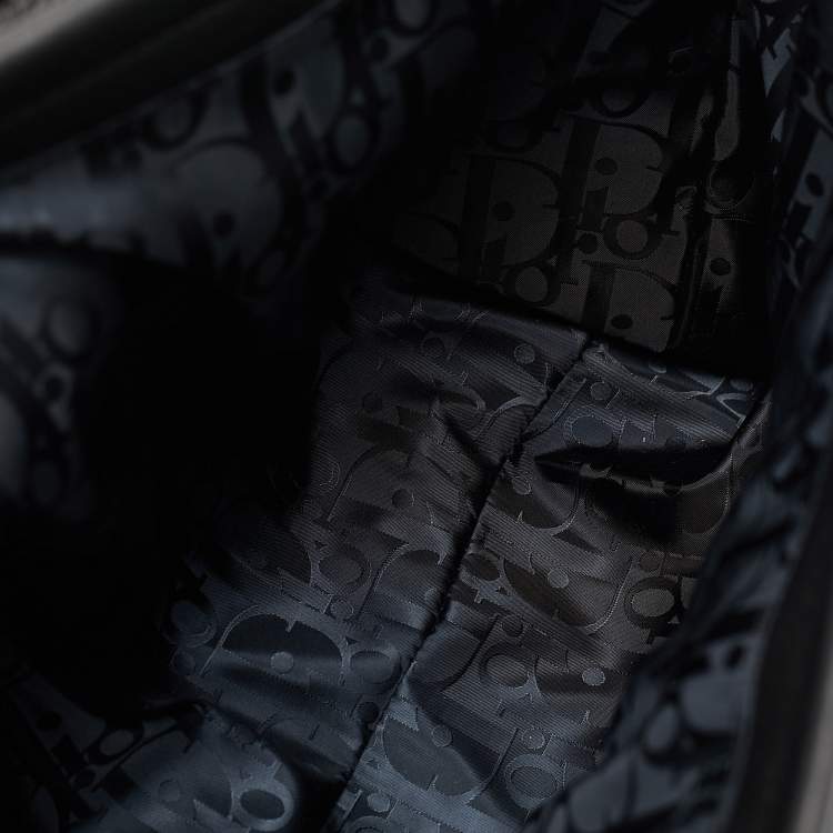 Pre Owned Dior Black Leather Pillow Bag