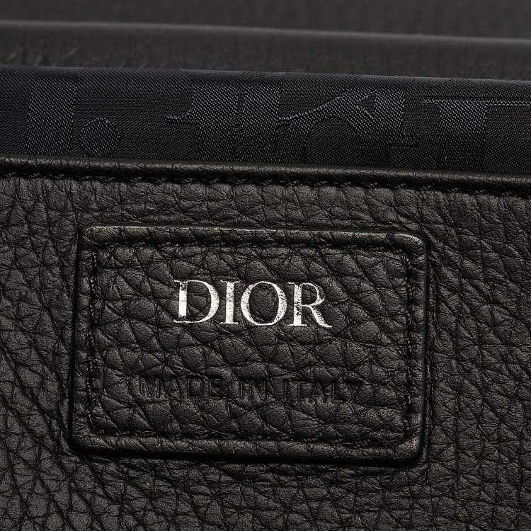 Pre Owned Dior Black Leather Pillow Bag