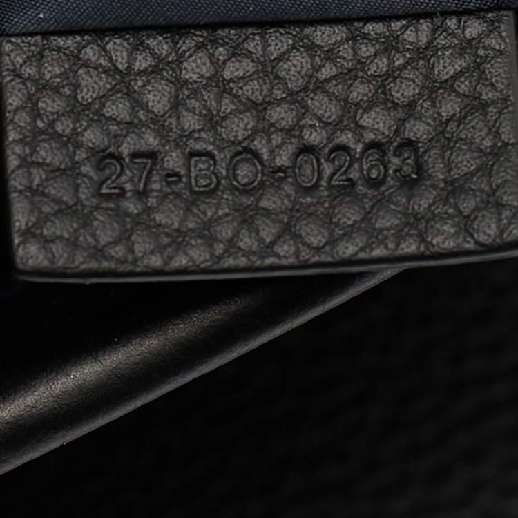 Pre Owned Dior Black Leather Pillow Bag