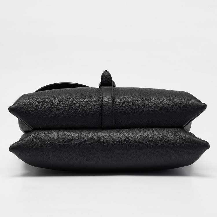 Pre Owned Dior Black Leather Pillow Bag