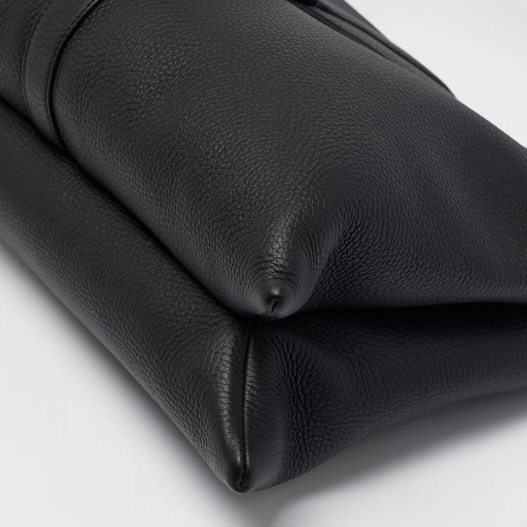 Pre Owned Dior Black Leather Pillow Bag