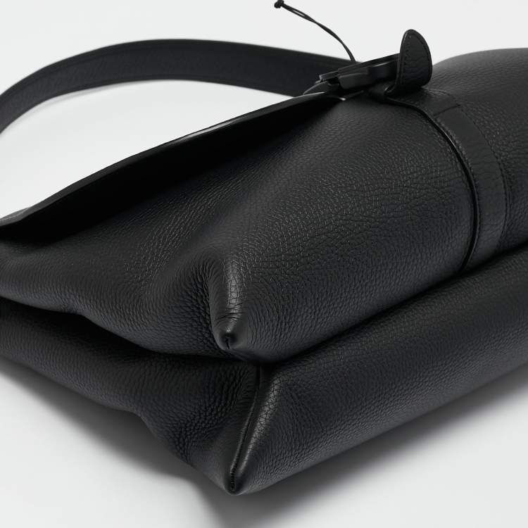 Pre Owned Dior Black Leather Pillow Bag