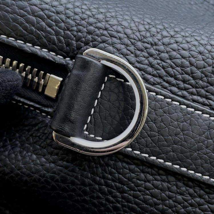 Pre Owned Dior Black Leather Rango Travel Shoulder Bag